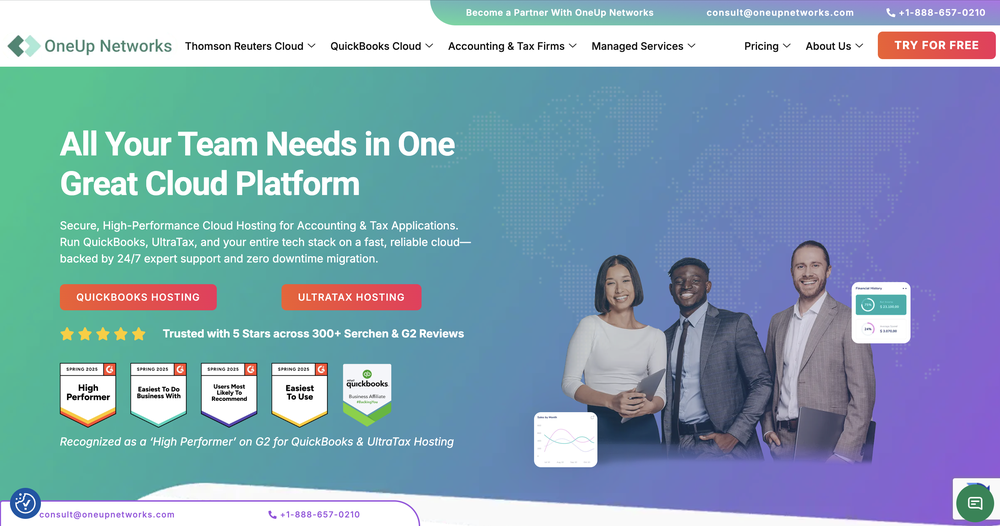 OneUp Networks Home Page