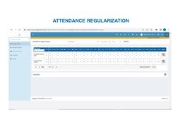 Attendence regularization