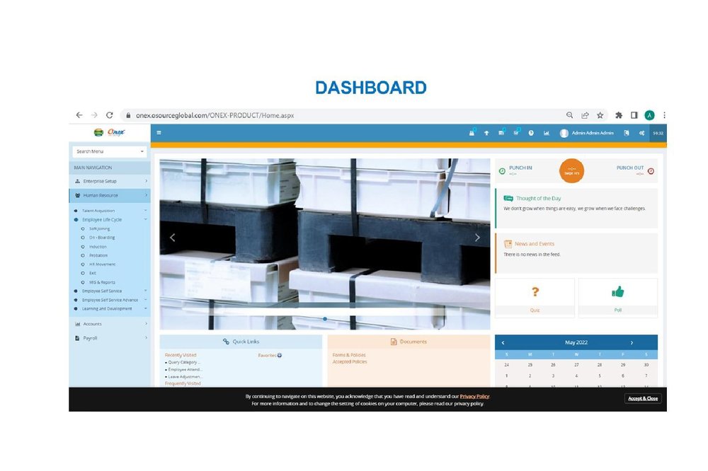 HRMS DASHBOARD