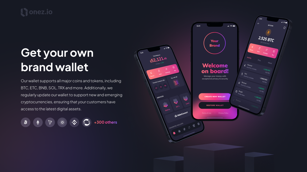 Onez — White Label Crypto wallet