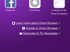 Onion Browser Screenshot 1