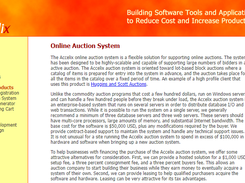 Accelix Online Auction System Screenshot 1