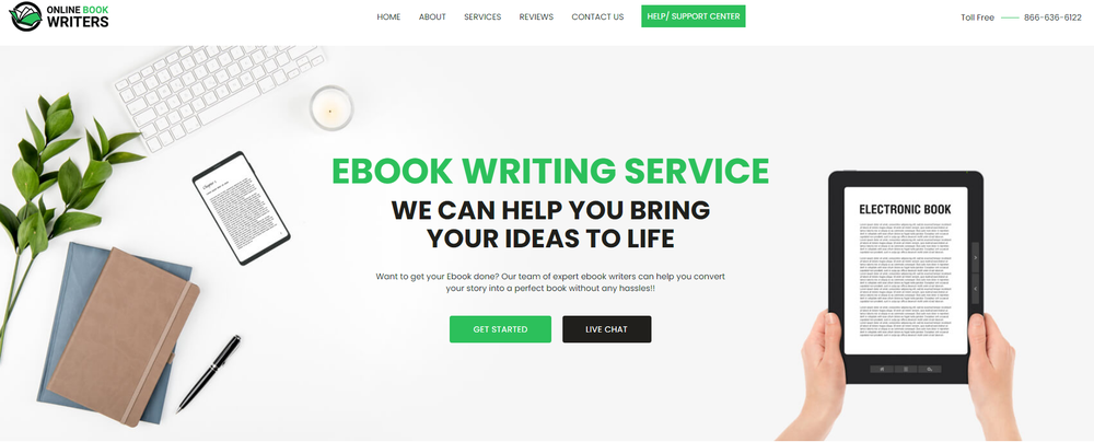 Online Book Writers Screenshot 1
