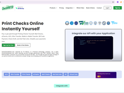 Website home page
