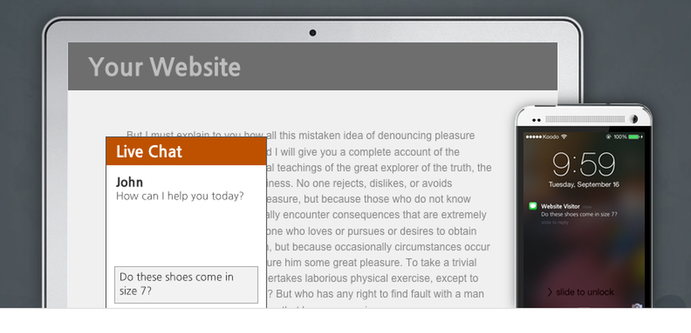 Online Live Chat Screenshot 1