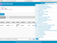 Online SQL Editor Screenshot 1