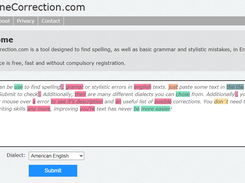 OnlineCorrection.com Screenshot 1