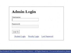 Admin Login Page