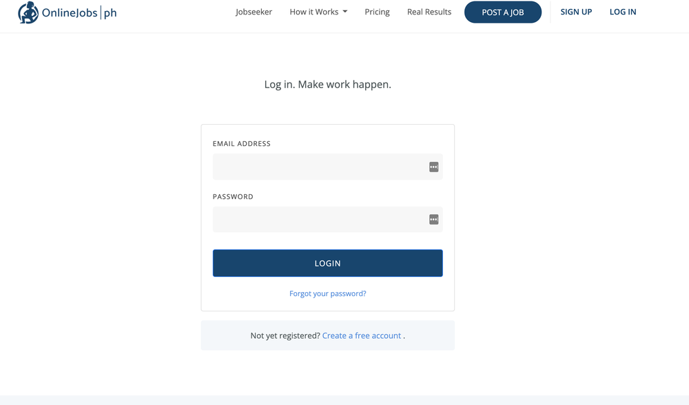 OnlineJobs.ph Screenshot 1