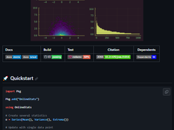 OnlineStats.jl Screenshot 1