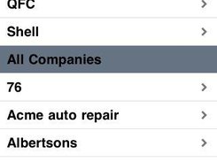 Selecting a Company for a Transaction
