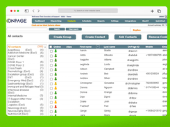 OnPage’s centralized contact management system provides a centralized directory to manage all the enterprise contacts and their privileges, on-call schedules, communication workflows and escalation policies, and critical messages. Platform administrators can also mobilize teams using the two-way dispatcher to accelerate incident resolution.