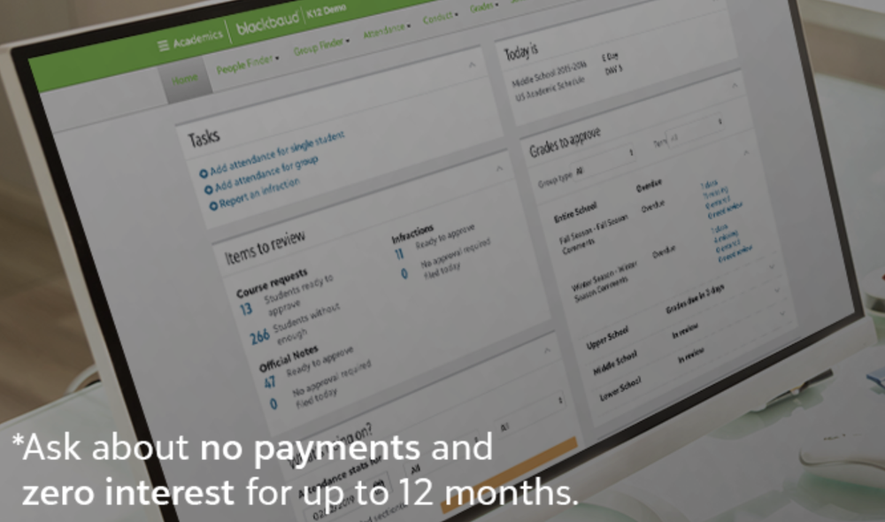 Blackbaud SIS Screenshot 1
