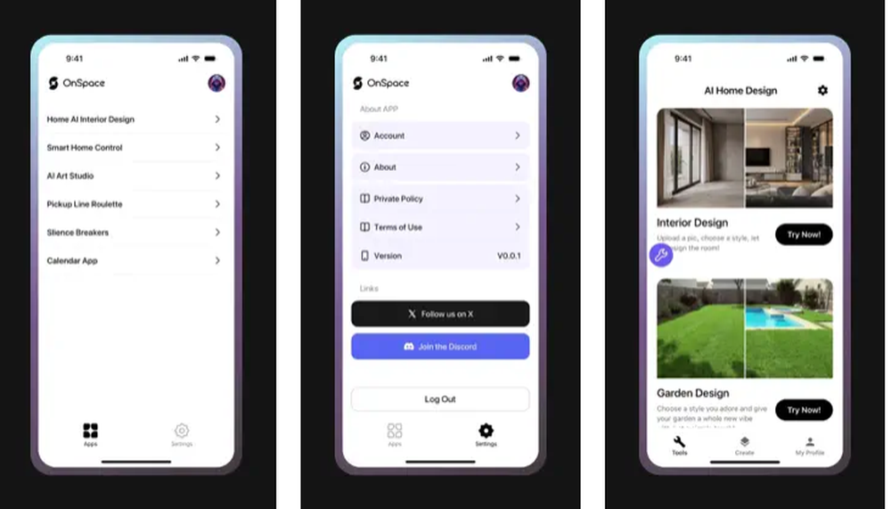OnSpace Screenshot 1