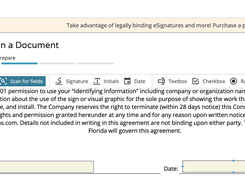 Add fillable signature and date fields to documents for others to complete.