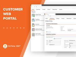 Customer Web Portal With Order Entry, Tracking, and Invoicing