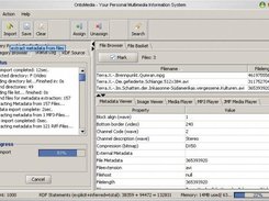 Scanning files for metadata.