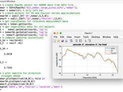 Exemplary comparison of two HRTF models, from reading a SOFA file to obtaining results in both numerical and graphical form