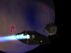 One of the orbital stations