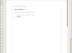 Sourcecode import in OOo Writer.