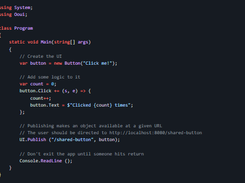 Ooui Web Framework Screenshot 1