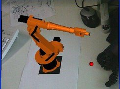 Demo for artCyberle. The joints of the robot can be man