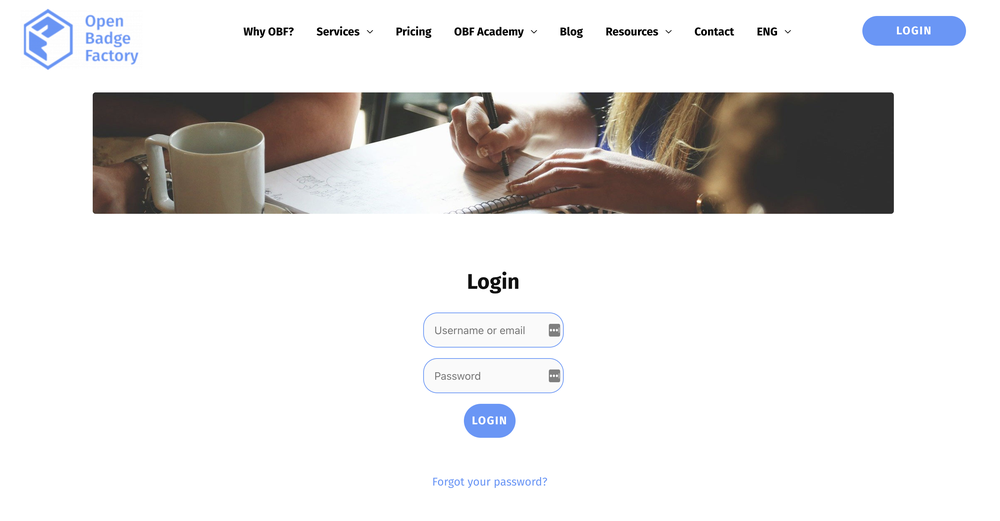 Open Badge Factory Screenshot 1
