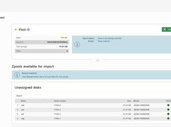 Open-E JovianVHR GUI