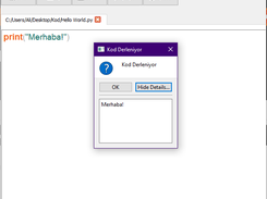 Kodları Çalıştırabilir