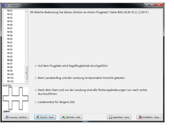 Test window / Fragenfenster