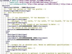 Snapshot of main xml-document