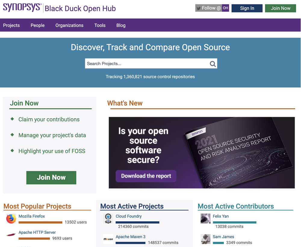 Open Hub Screenshot 1