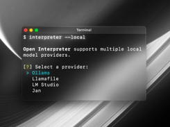 Open Interpreter Screenshot 1
