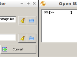 Converting a bin image (linux wine)