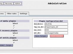 Plugins management window