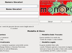 Allows the user to choose game's modalities