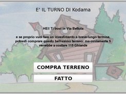 Player Kodama interacting with an edificable road
