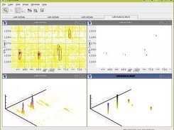 Stages of the feature finding process shown in TOPPView