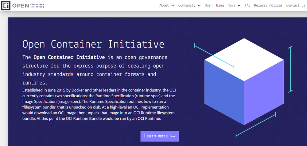 Open Container Initiative (OCI) Screenshot 1