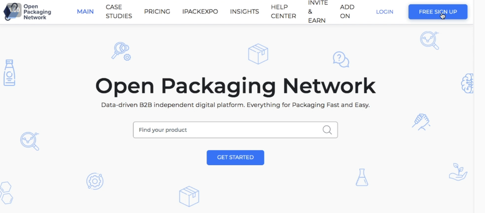 Open Packaging Network Screenshot 1