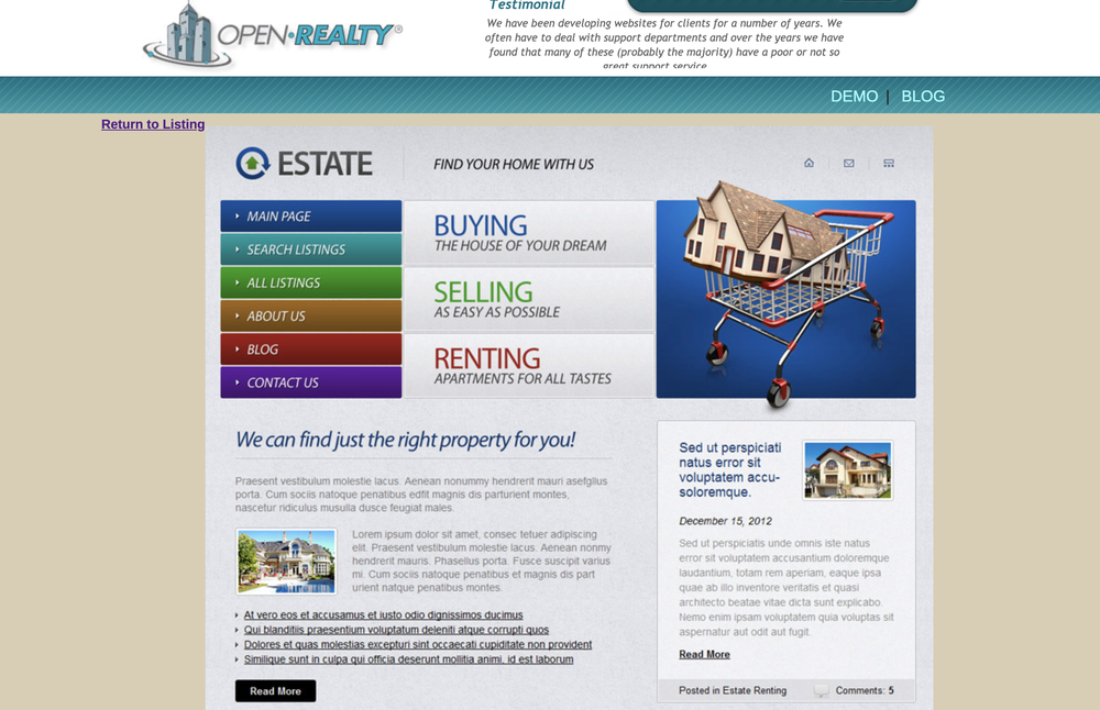 OPEN-REALTY Screenshot 1