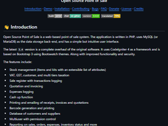 Open Source Point of Sale Screenshot 1