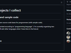 Open source projects Screenshot 1