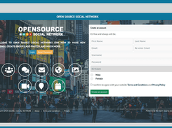 Open Source Social Network Screenshot 1