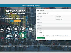 Open Source Social Network Screenshot 1