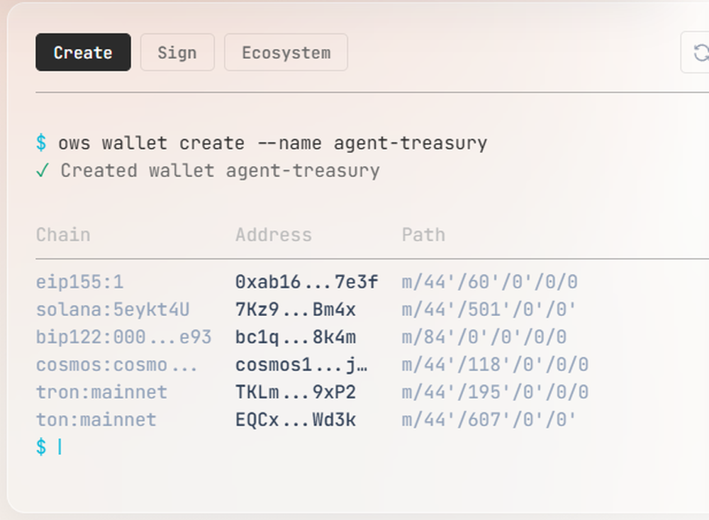 Open Wallet Screenshot 1