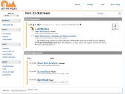 Open Web Analytics Screenshot 1