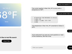 OpenAI Assistants Quickstart Screenshot 1