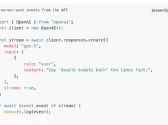 OpenAI Quickstart Python Screenshot 2