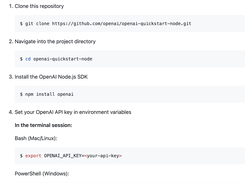 OpenAI Quickstart Node Screenshot 1